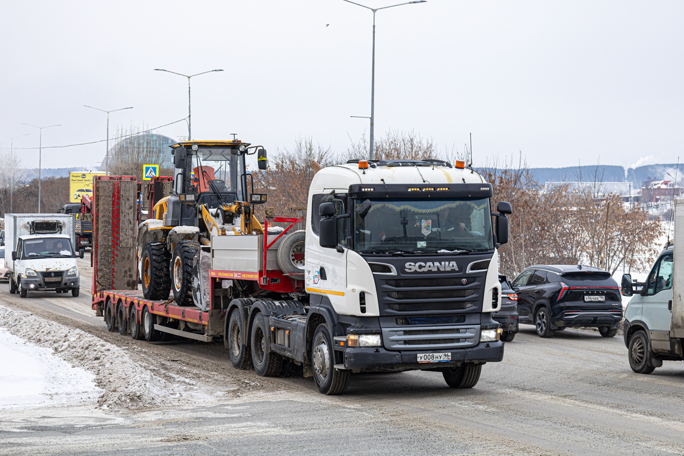 Свердловская область, № У 008 НУ 96 — Scania ('2009) R500