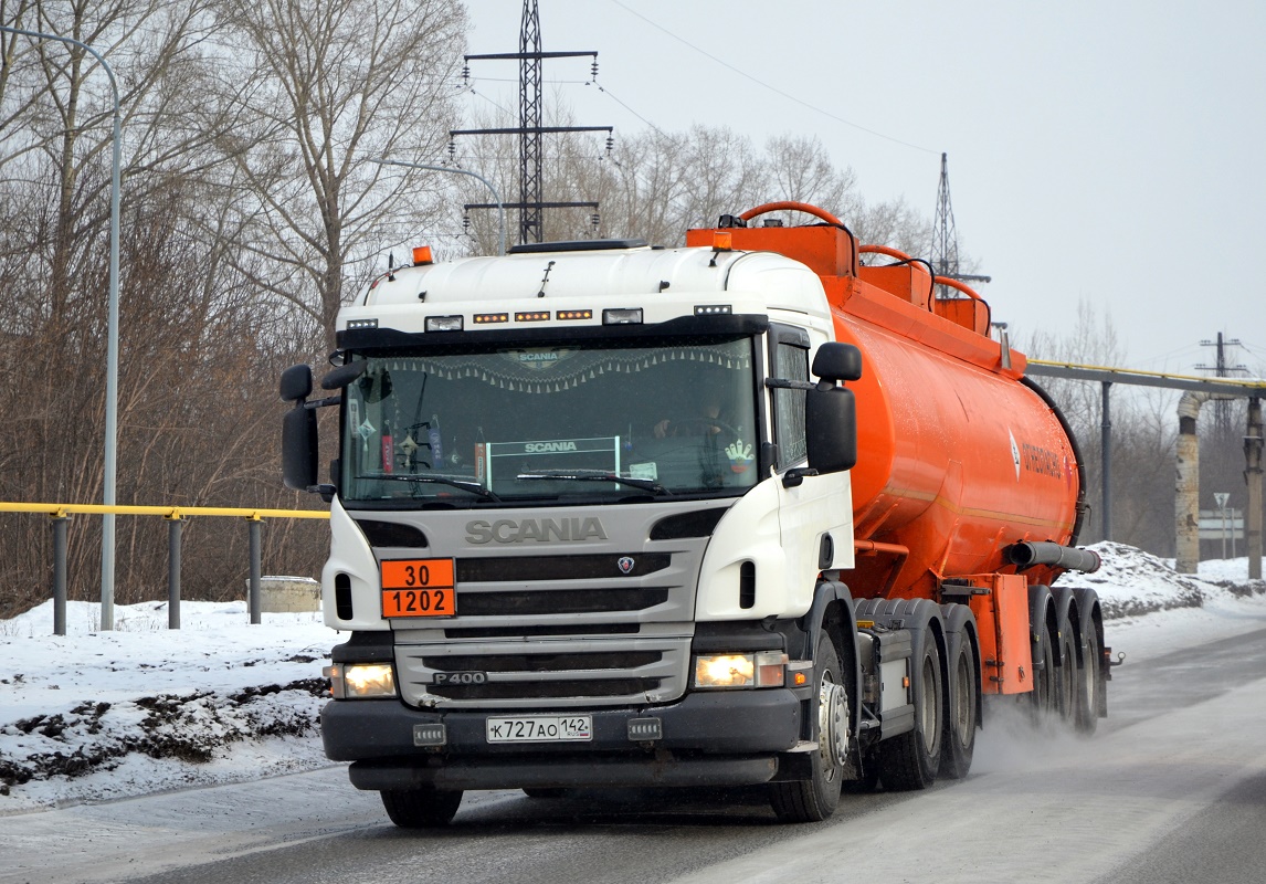 Кемеровская область, № К 727 АО 142 — Scania ('2011) P400