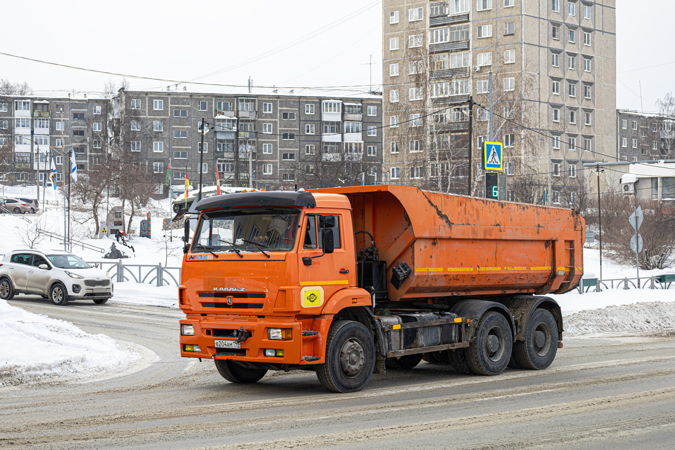 Свердловская область, № В 204 АМ 196 — КамАЗ-6520-73
