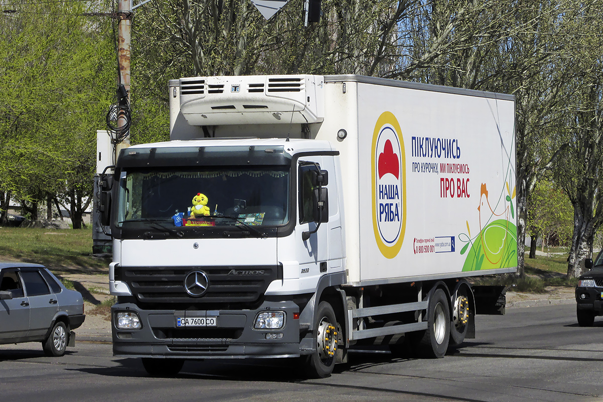 Черкасская область, № СА 7600 СО — Mercedes-Benz Actros ('2003) 2532