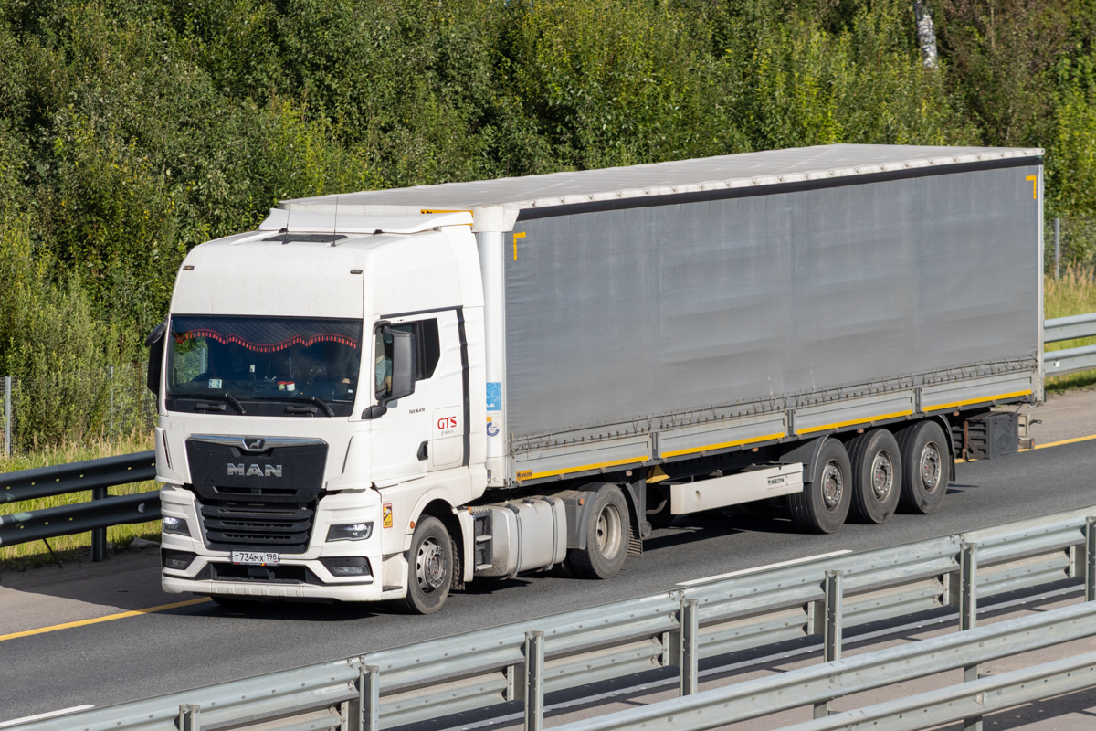 Санкт-Петербург, № Т 734 МХ 198 — MAN TGX ('2020) 18.470