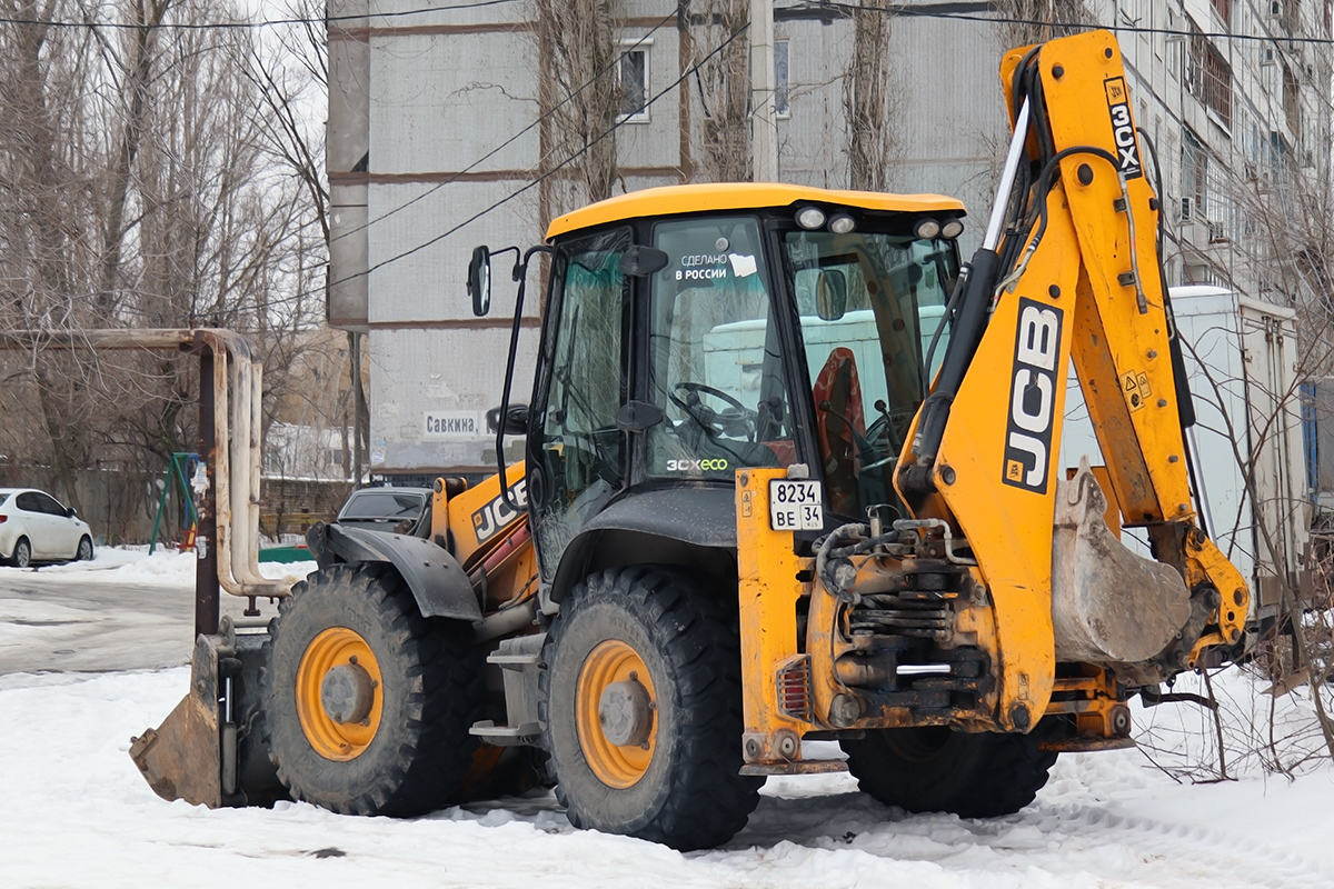 Волгоградская область, № 8234 ВЕ 34 — JCB 3CX