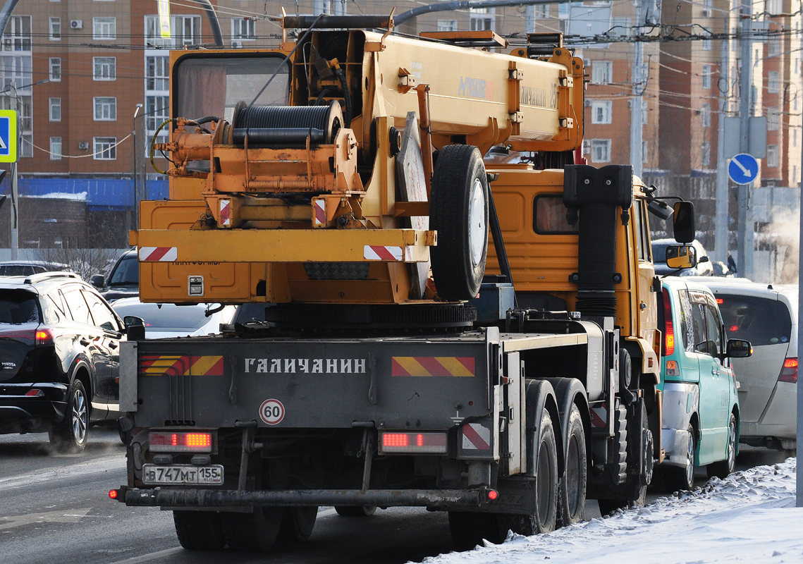 Омская область, № В 747 МТ 155 — КамАЗ-65115-L4(19)