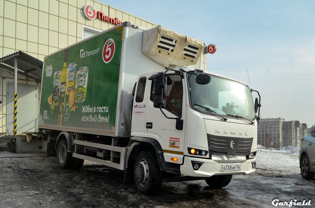Новосибирская область, № А 338 НМ 136 — КамАЗ-43082-H5 "Компас 12"