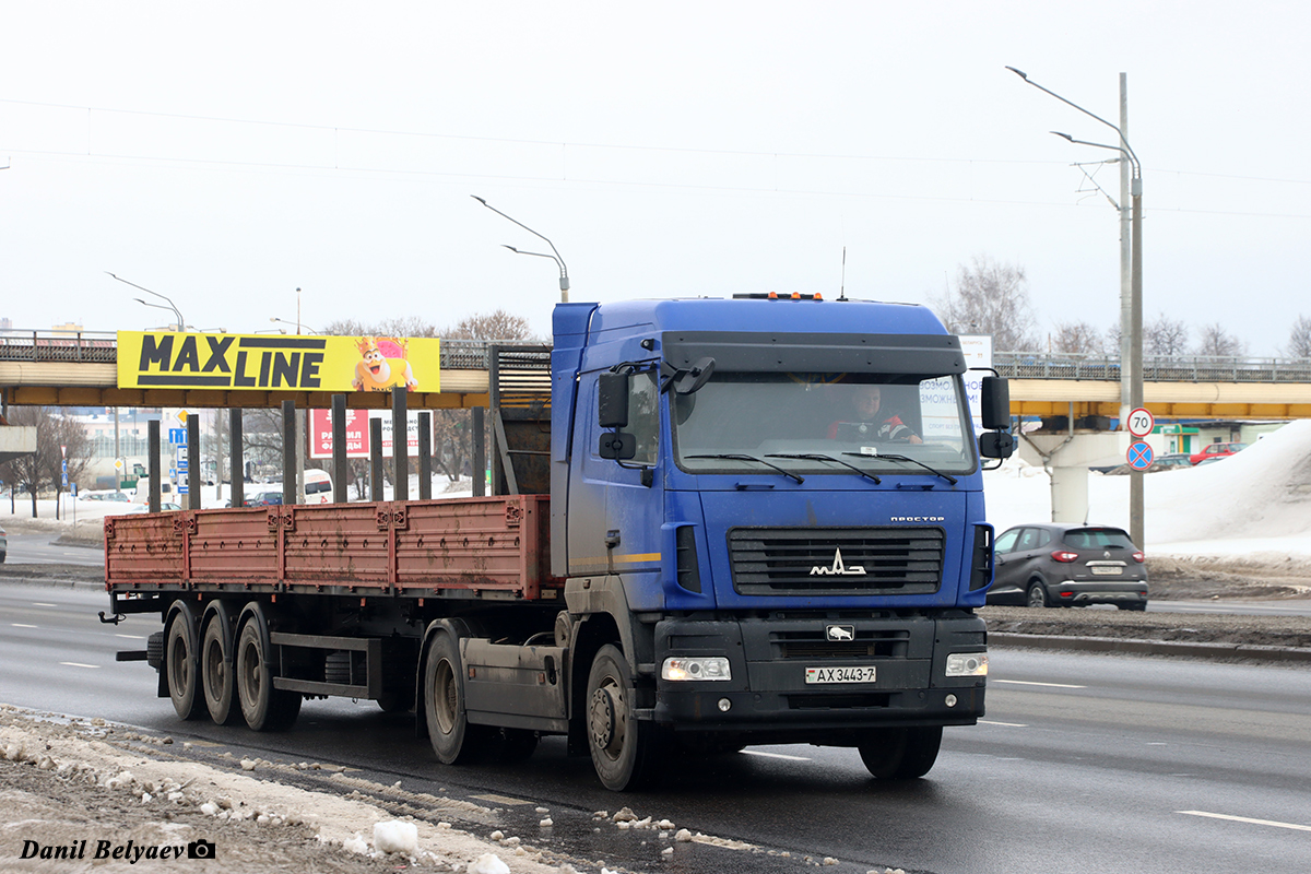 Минск, № АХ 3443-7 — МАЗ-5440 (общая модель)