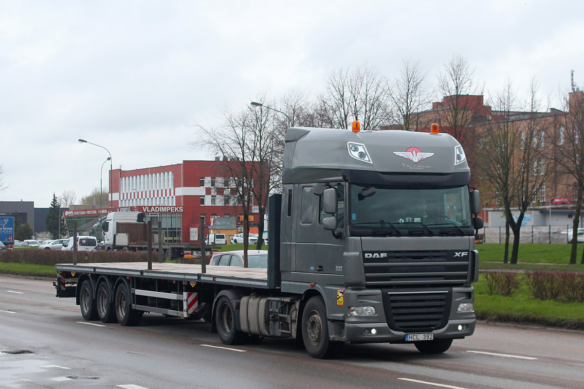 Литва, № HCL 392 — DAF XF105 FT