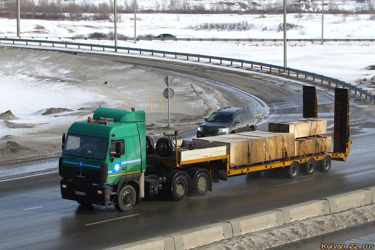 Алтайский край, № М 974 СМ 22 — МАЗ-6430A5