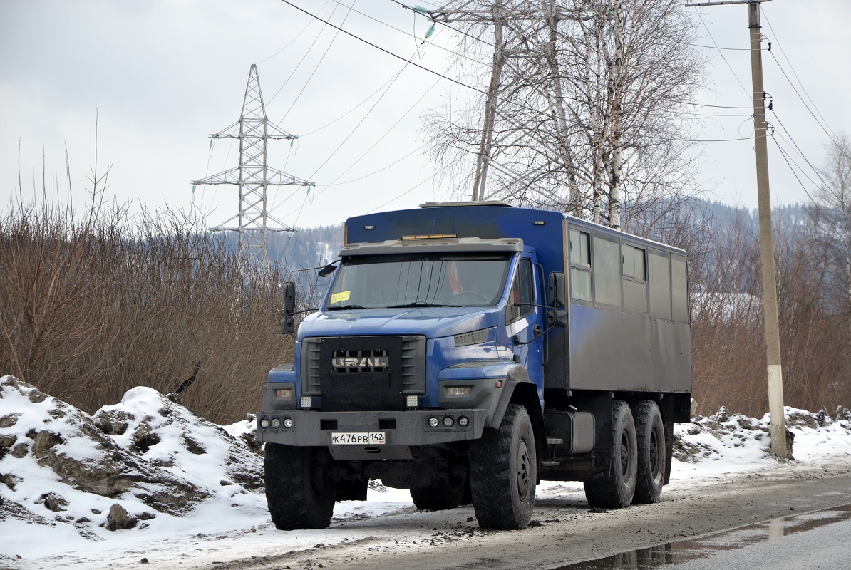 Кемеровская область, № К 476 РВ 142 — Урал NEXT 3255-71