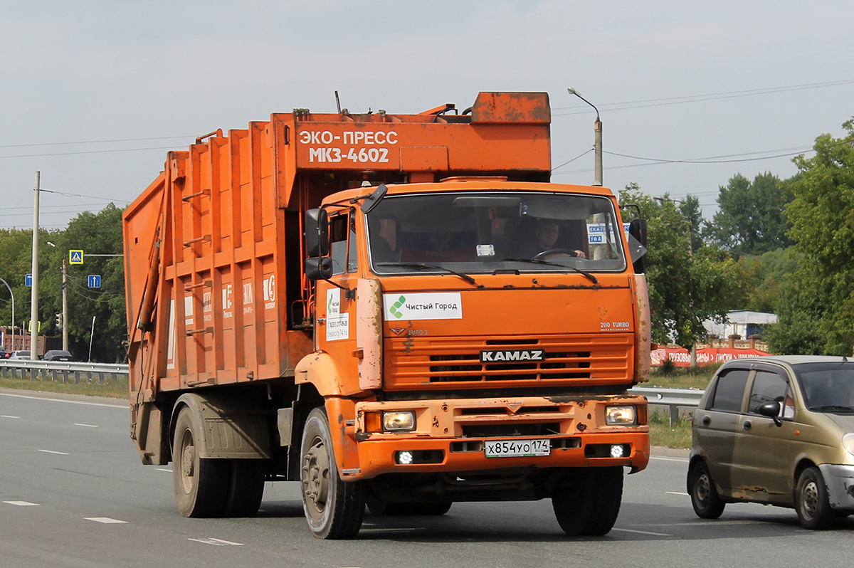 Челябинская область, № Х 854 УО 174 — КамАЗ-53605-62