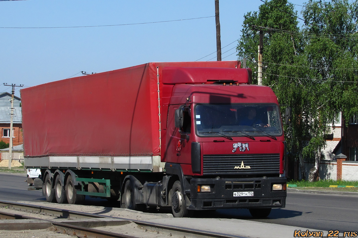 Нижегородская область, № В 329 ТН 152 — МАЗ-544069