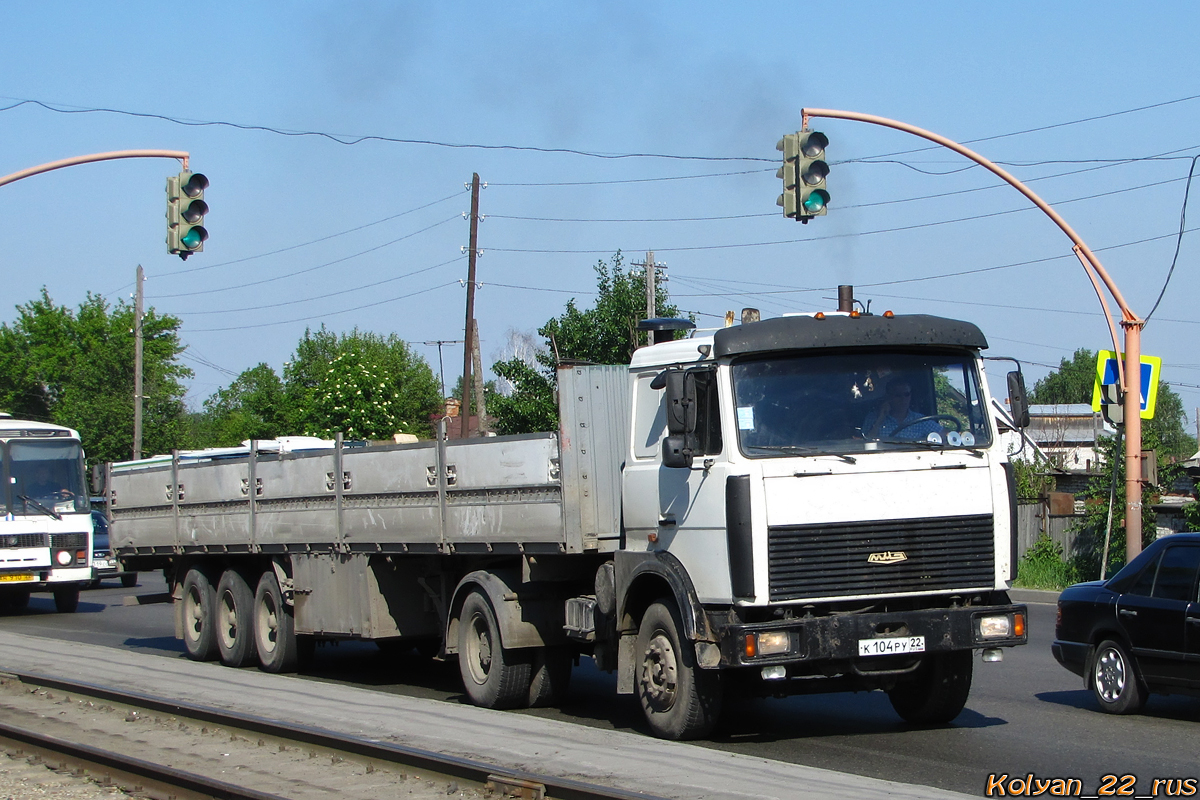 Алтайский край, № К 104 РУ 22 — МАЗ-543208