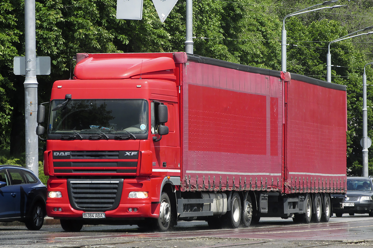Узбекистан, № 50 384 ABA — DAF XF105 FAR