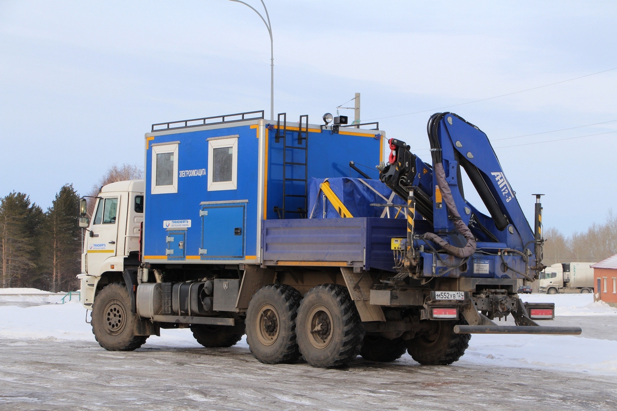 Красноярский край, № М 552 УВ 124 — КамАЗ-43118 (общая модель)