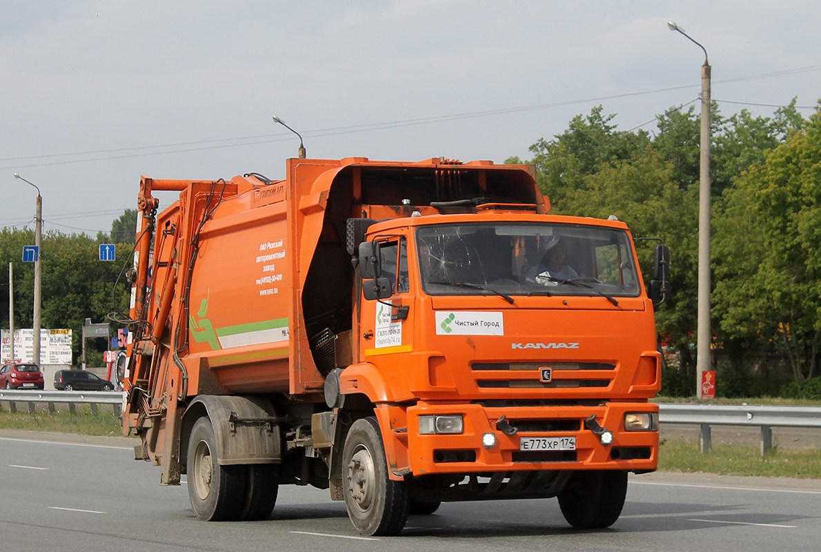 Челябинская область, № Е 773 ХР 174 — КамАЗ-53605 (общая модель)