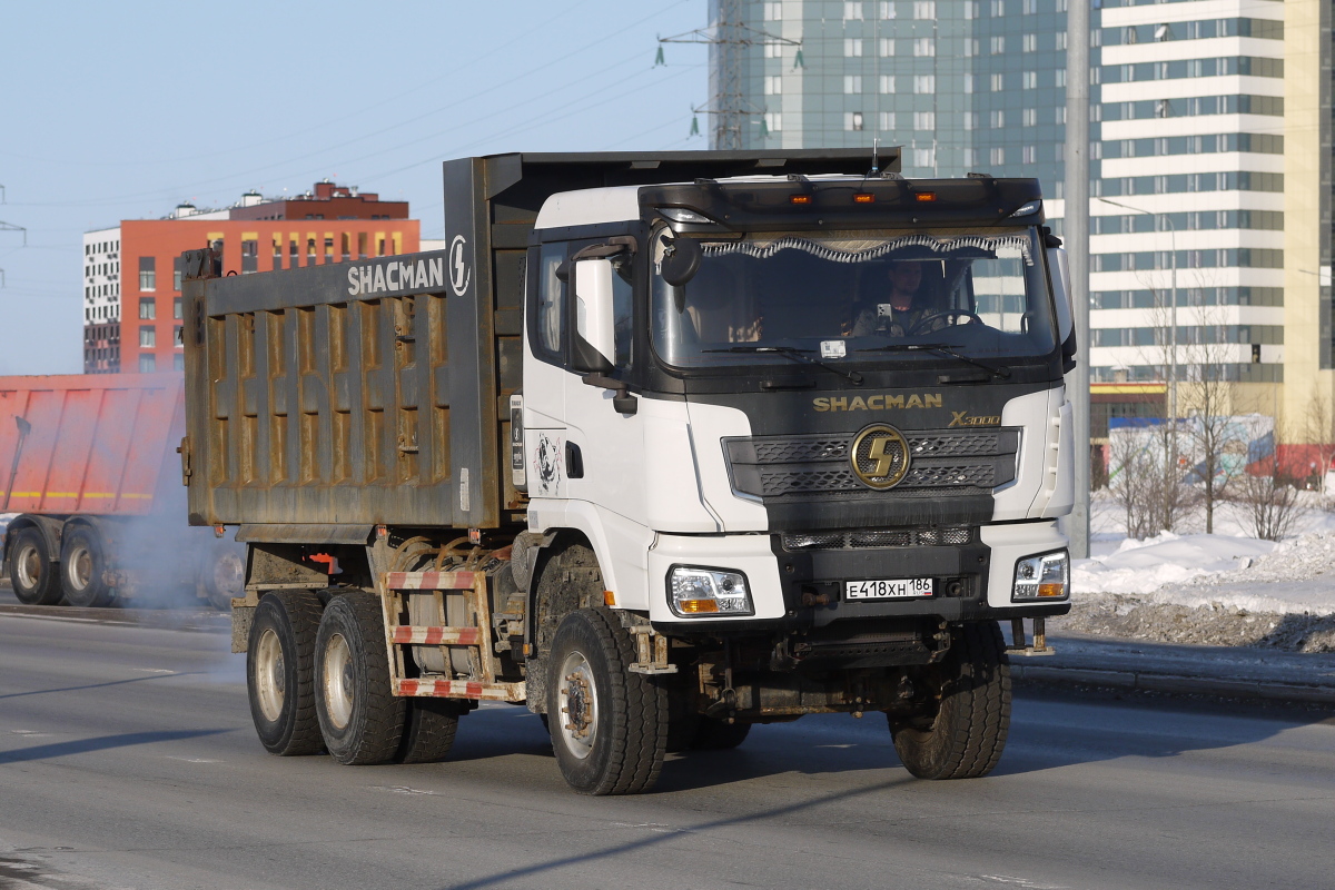 Ханты-Мансийский автоном.округ, № Е 418 ХН 186 — Shaanxi Shacman X3000 SX3258