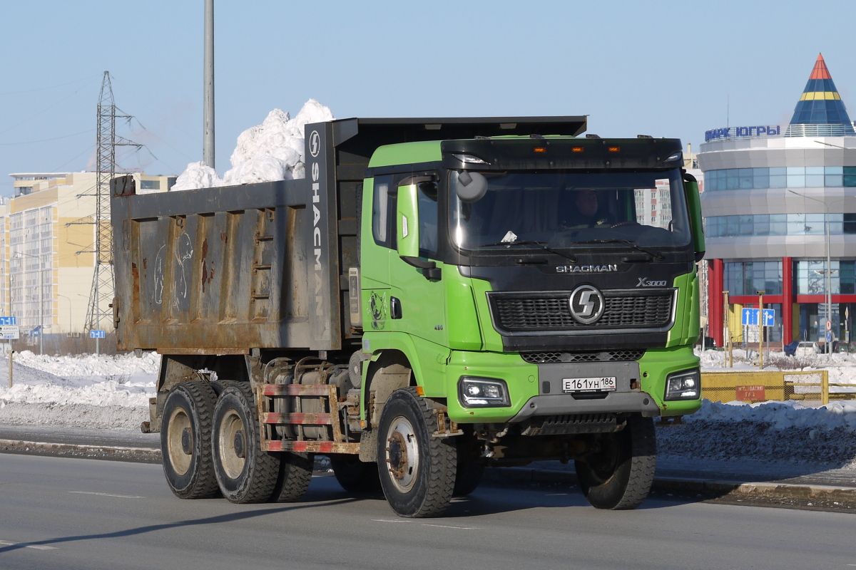 Ханты-Мансийский автоном.округ, № Е 161 УН 186 — Shaanxi Shacman X3000 SX3258