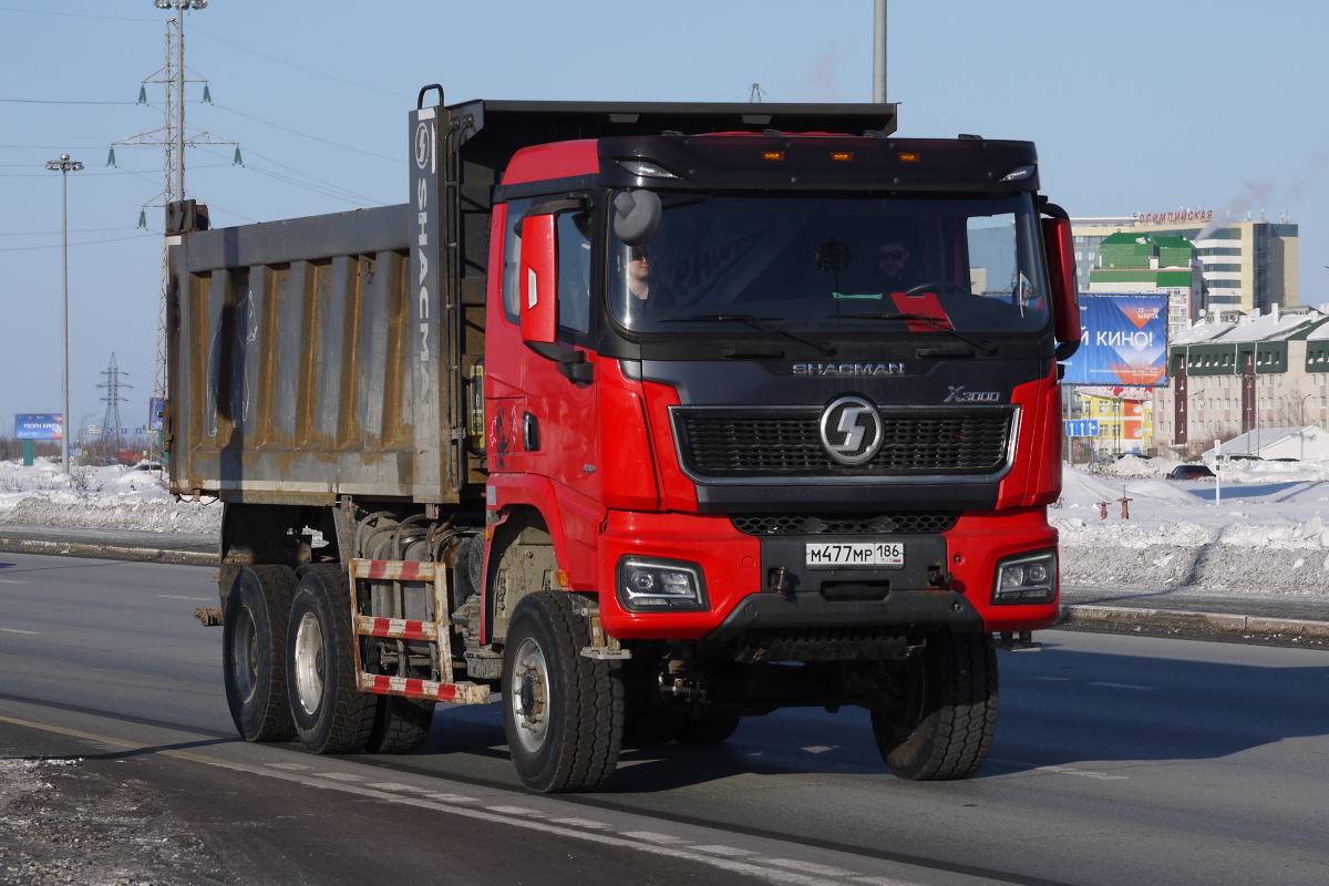 Ханты-Мансийский автоном.округ, № М 477 МР 186 — Shaanxi Shacman X3000 SX3258