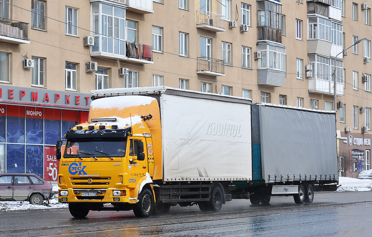 Омская область, № У 078 ХХ 55 — КамАЗ-4308 (общая модель)