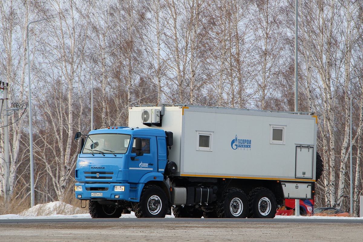 Томская область, № Р 337 НУ 70 — КамАЗ-43118 (общая модель)