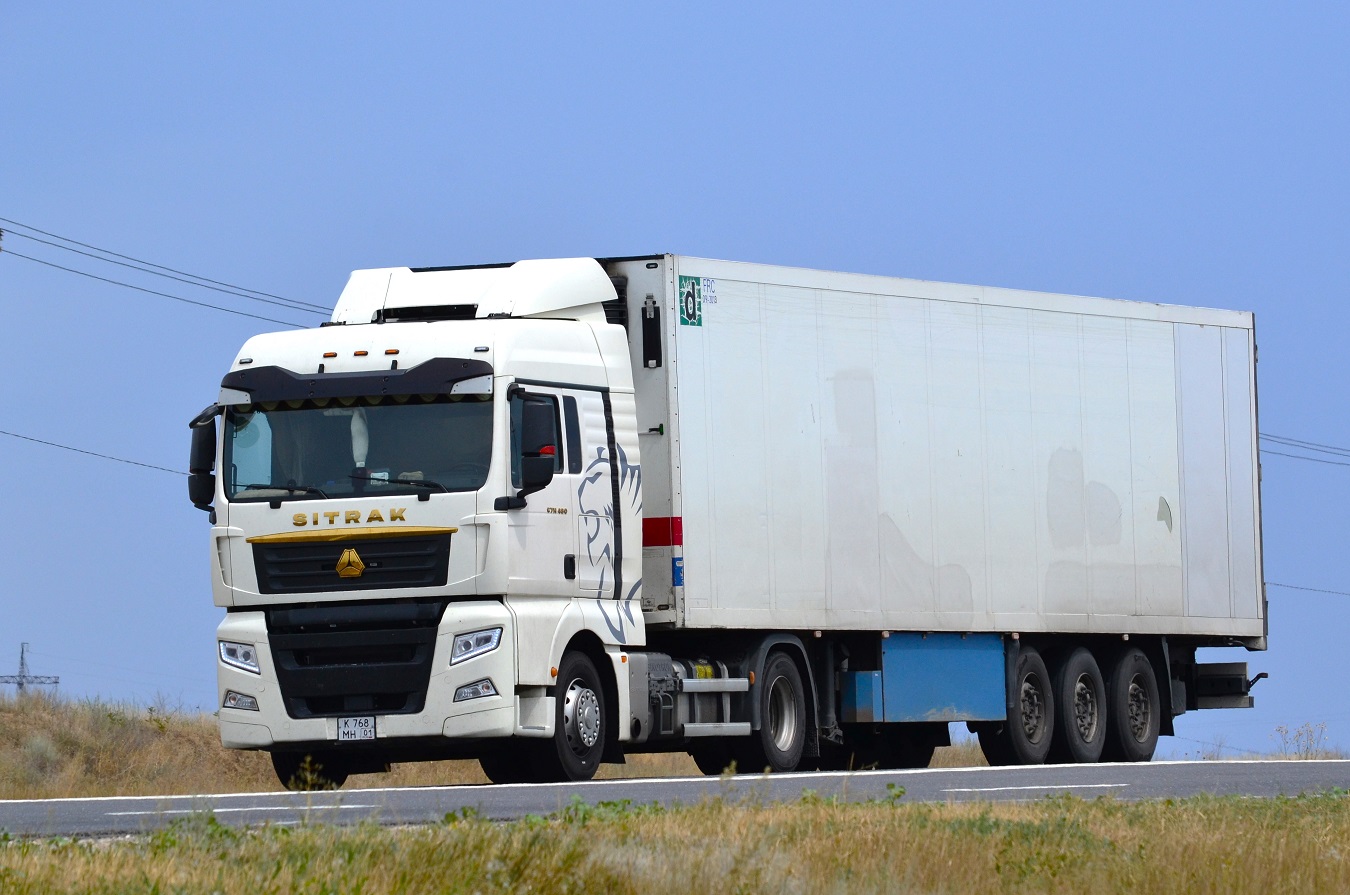 Адыгея, № К 768 МН 01 — Sitrak C7H ZZ4186