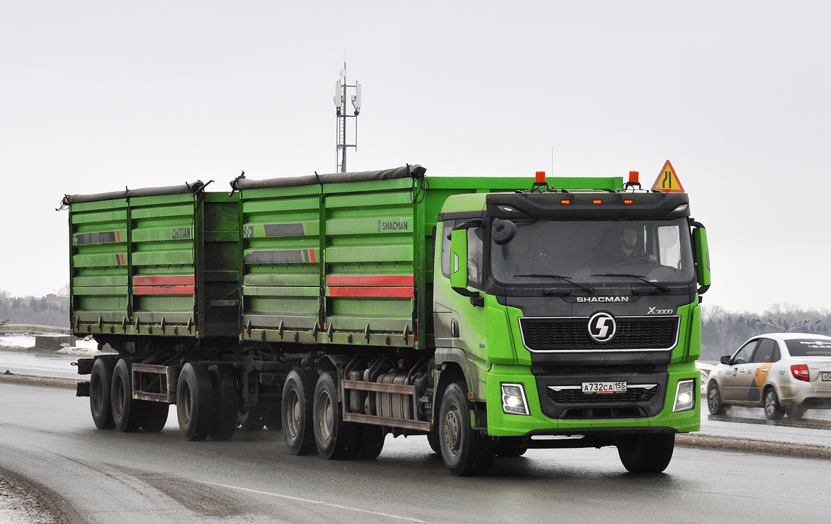 Омская область, № А 732 СА 155 — Shaanxi Shacman X3000 SX3258