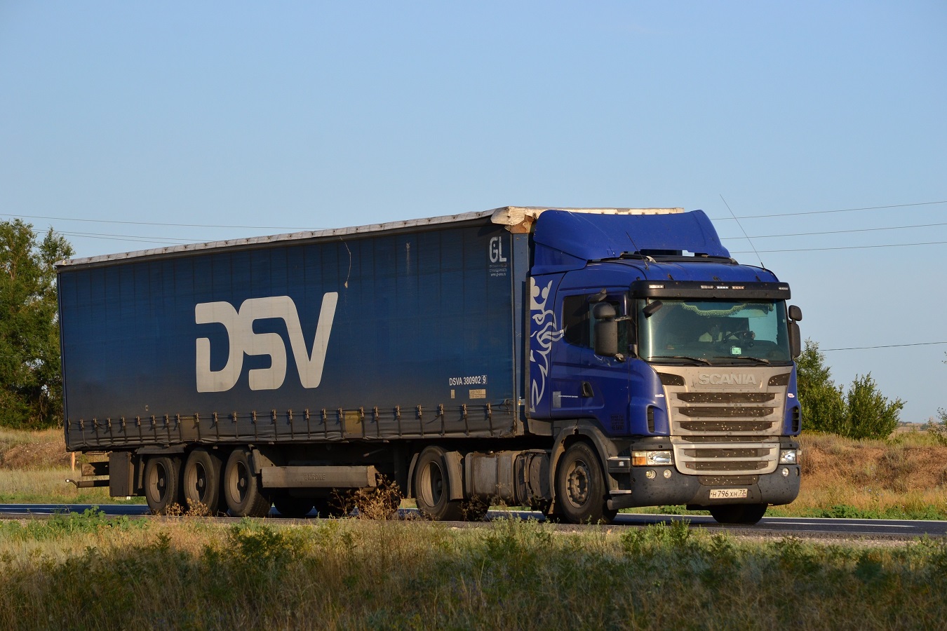 Ульяновская область, № Н 796 ХН 73 — Scania ('2009) G380