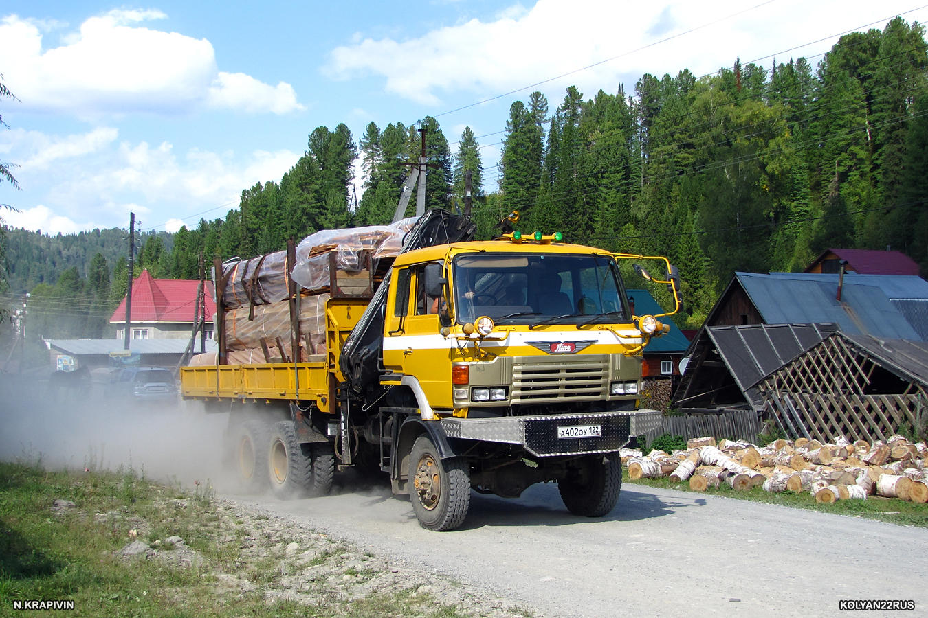 Алтайский край, № А 402 ОУ 122 — Hino Ranger