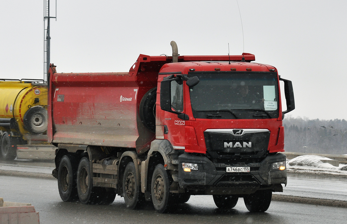 Омская область, № А 746 ВС 155 — MAN TGS ('2020) 41.440