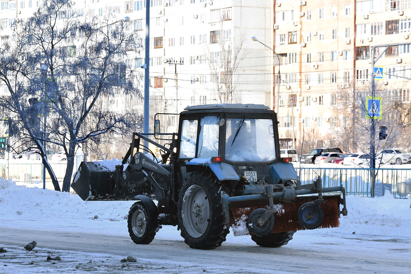 Волгоградская область, № 2053 СН 34 — Беларус-80.1