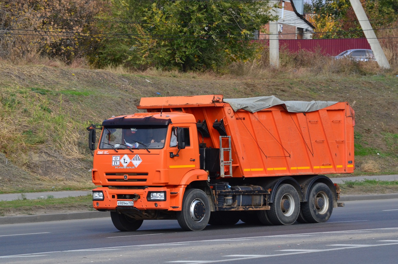 Волгоградская область, № В 989 МН 134 — КамАЗ-6520-B5(49)