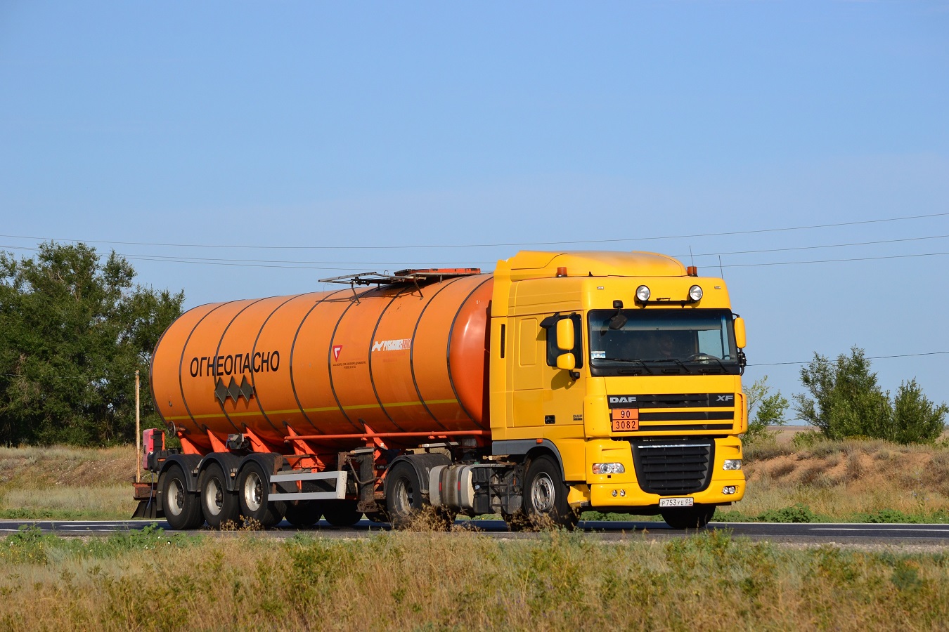 Дагестан, № Р 753 УЕ 05 — DAF XF105 FT
