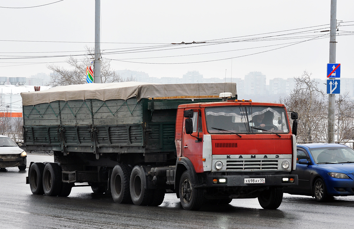 Омская область, № Х 698 АУ 55 — КамАЗ-5410
