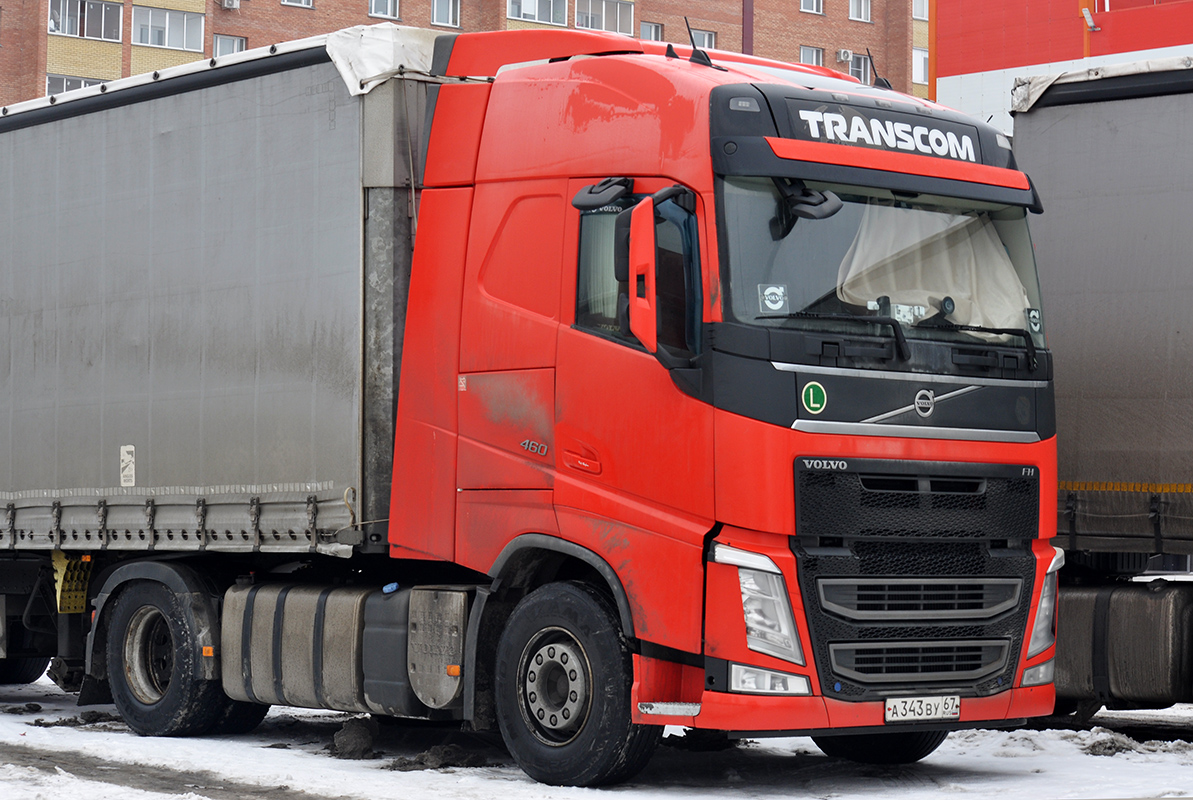 Смоленская область, № А 343 ВУ 67 — Volvo ('2012) FH.460