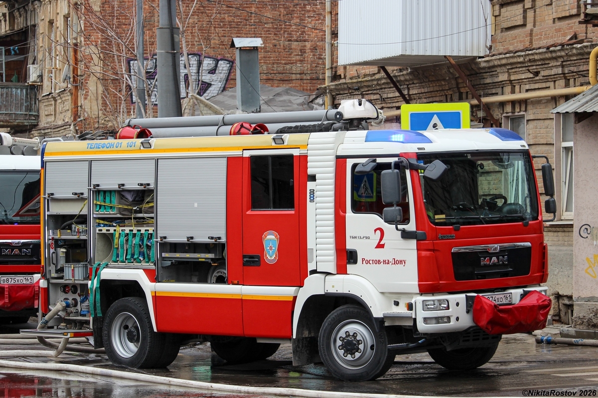 Ростовская область, № В 874 ХО 161 — MAN TGM 13.290