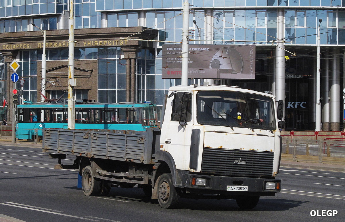 Минск, № АХ 7383-7 — МАЗ-4371 (общая модель)