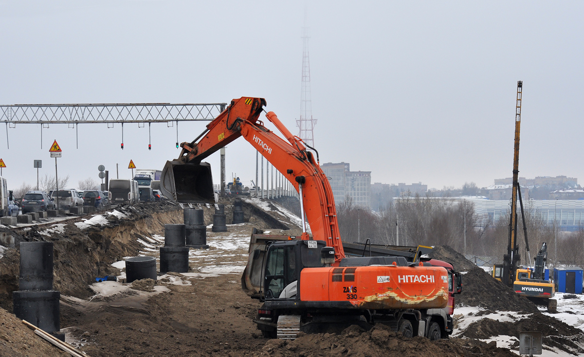 Омская область, № 9528 АА 55 — Hitachi ZX330 (общая модель)