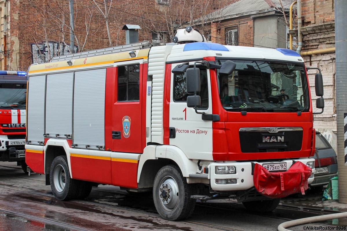Ростовская область, № В 875 ХО 161 — MAN TGM 13.290