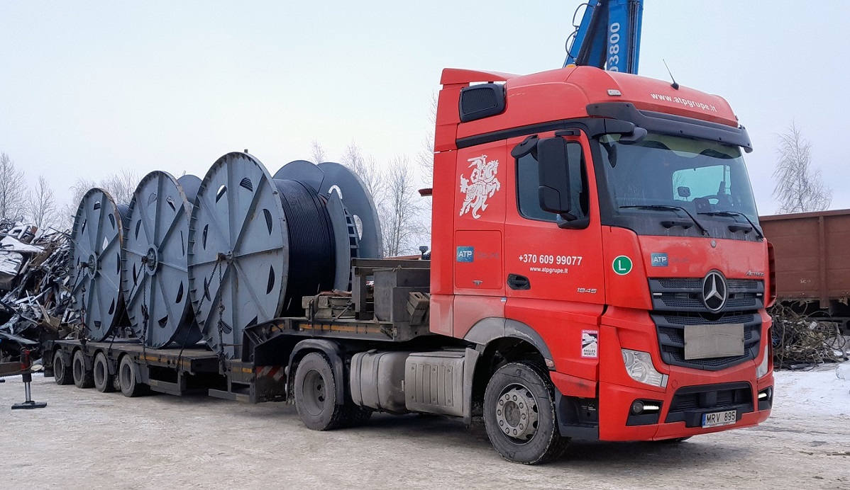 Литва, № MRV 895 — Mercedes-Benz Actros ('2018) 1845