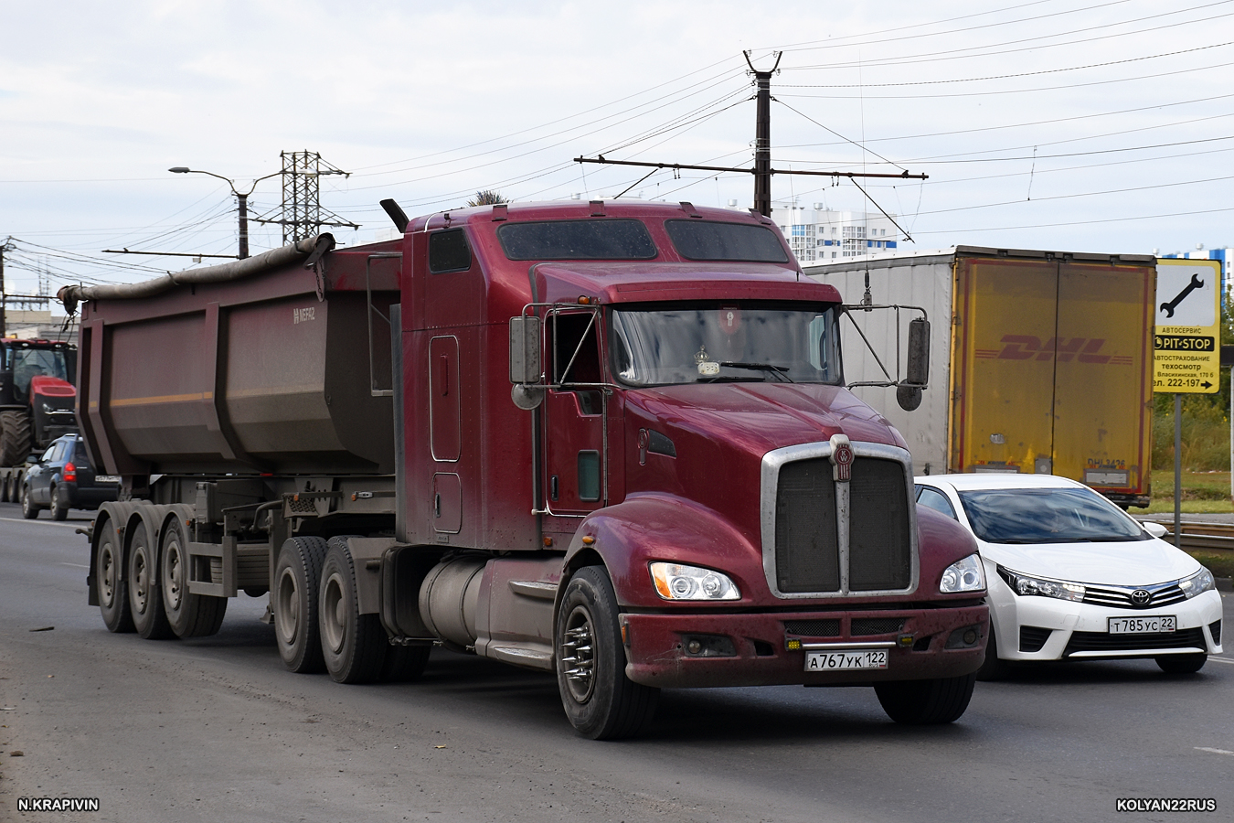 Алтайский край, № А 767 УК 122 — Kenworth T660