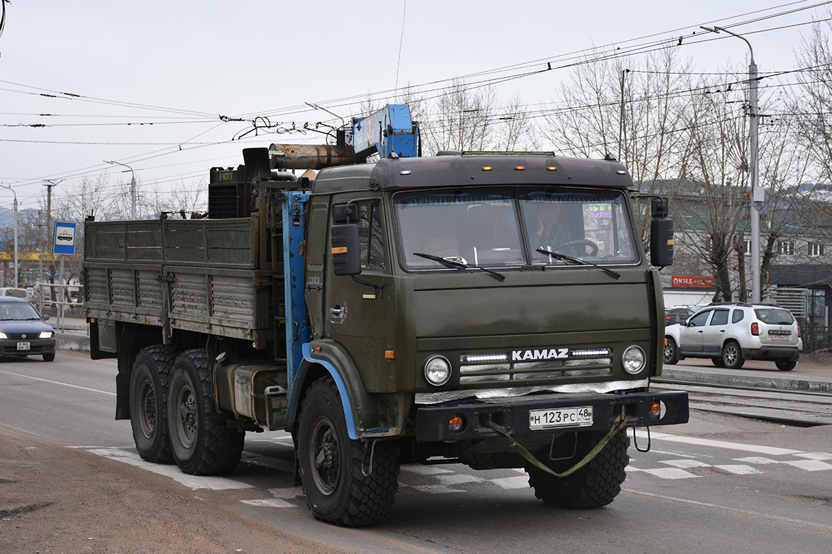 Липецкая область, № Н 123 РС 48 — КамАЗ-43101