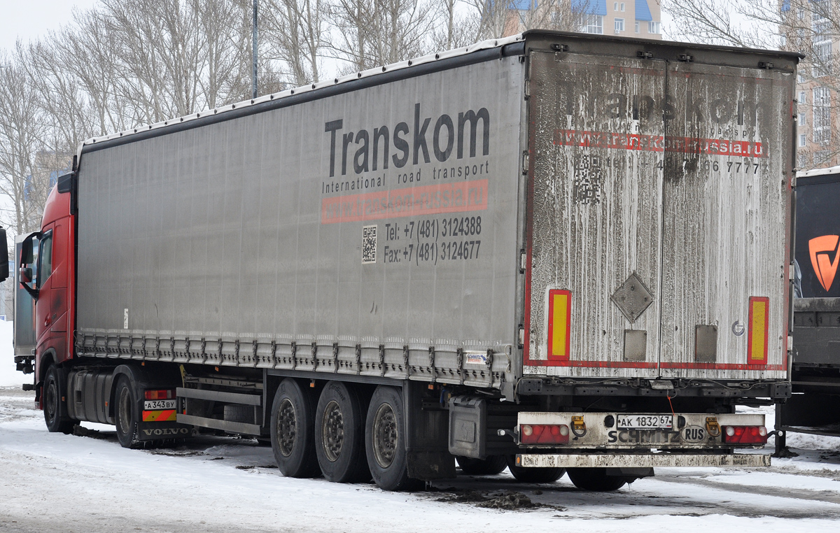 Смоленская область, № АК 1832 67 — Schmitz Cargobull S.CS / SCB*S3T / S01