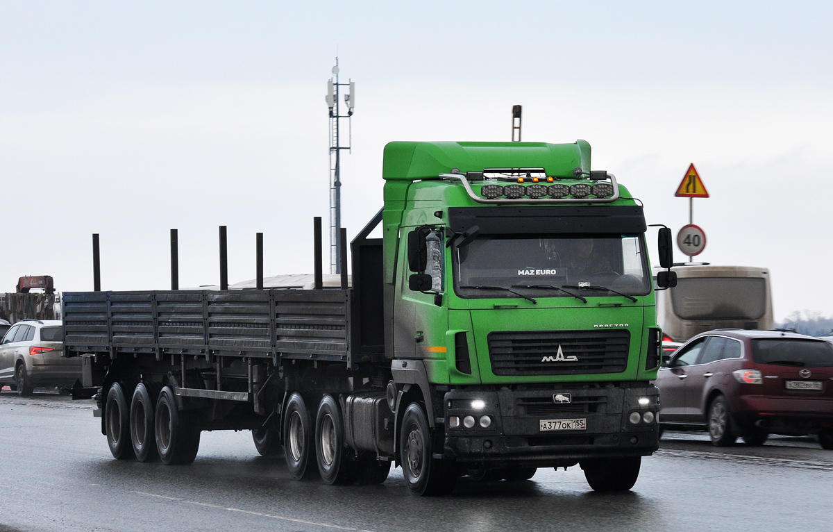 Омская область, № А 377 ОК 155 — МАЗ-6430B9