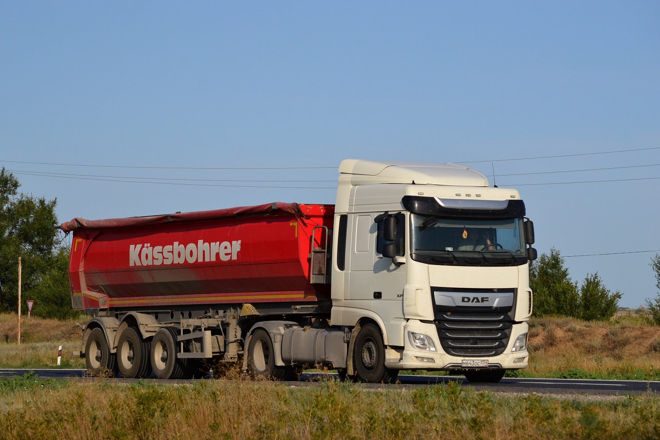 Волгоградская область, № М 643 ОС 134 — DAF XF Euro6 FT