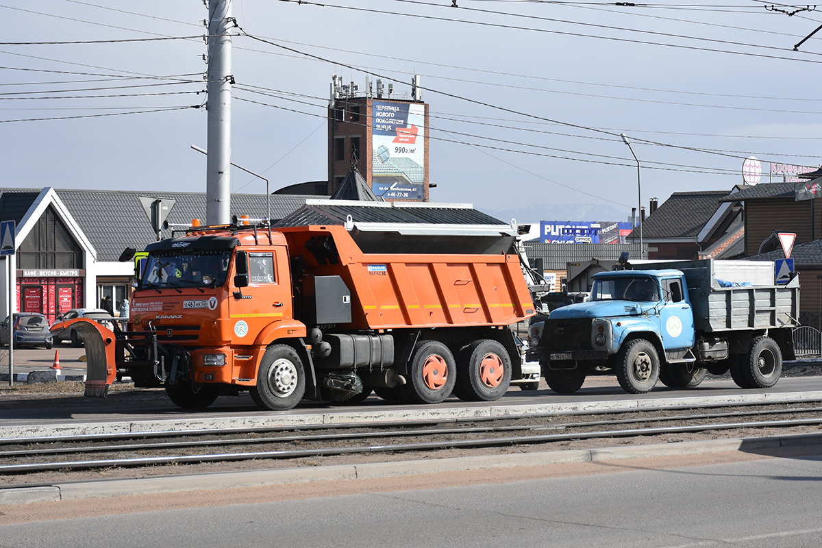 Бурятия, № А 463 НК 03 — КамАЗ-65115-A5(48); Бурятия, № О 182 ЕС 03 — ЗИЛ-495810