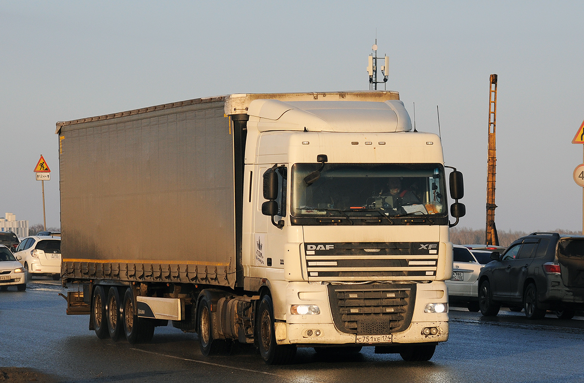Челябинская область, № С 751 ХЕ 174 — DAF XF105 FT