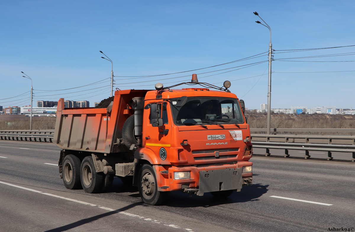 Красноярский край, № Р 866 НС 124 — КамАЗ-65115-L4(19)