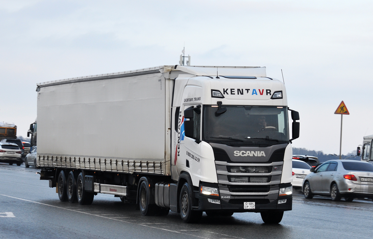 Пермский край, № О 484 СР 159 — Scania ('2016) R440