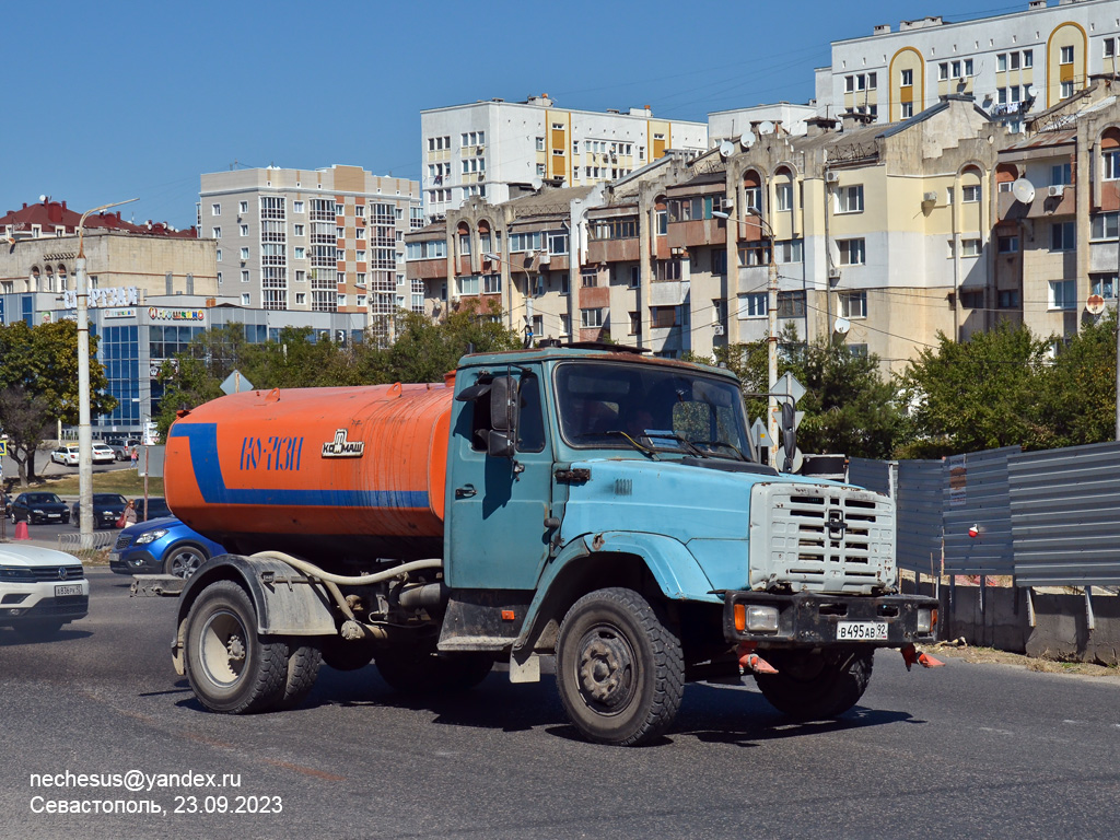 Севастополь, № В 495 АВ 92 — ЗИЛ-494560