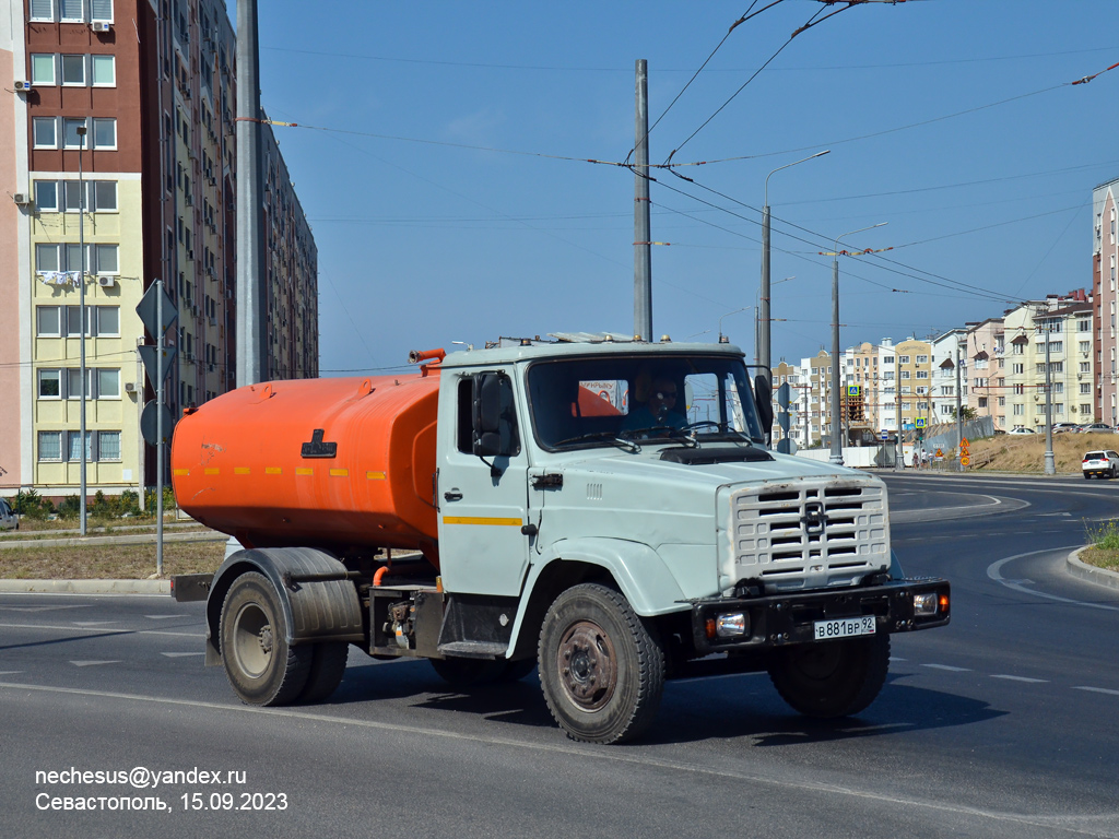 Севастополь, № В 881 ВР 92 — ЗИЛ-433362