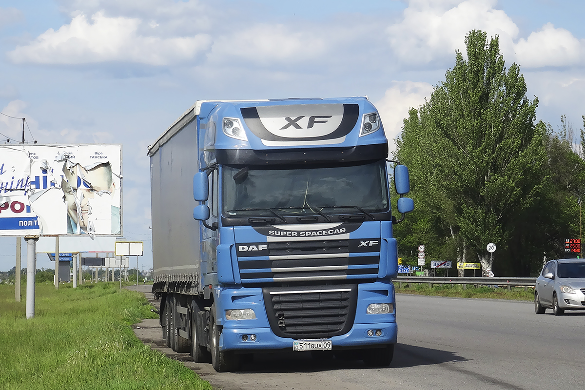 Карагандинская область, № 511 QUA 09 — DAF XF105 FT